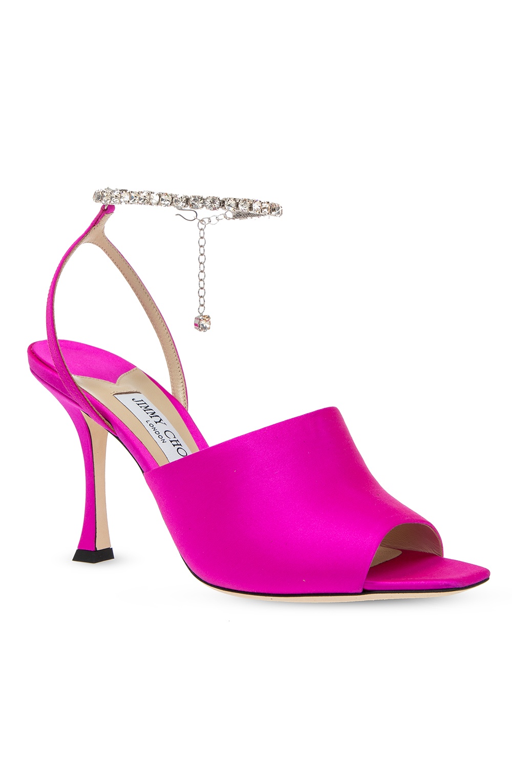 シューズ・サンダルその他 JIMMY CHOO Woman High heel shoes Fuchsia GIAN140SAT FUCHSIA GIAN 140 | Fuchsia Satin Platform Heels | Winter 2022